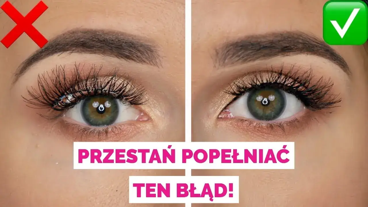 Błędy w aplikacji sztucznych rzęs