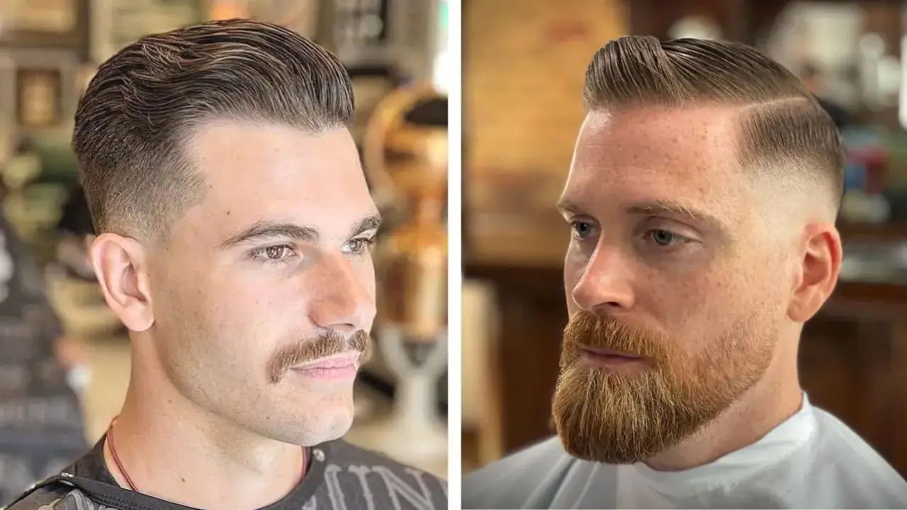 Quiff Pompadour męskie fryzury stylizacja
